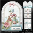 The Merry Snowman Shaped Card Kit-2