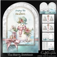 The Merry Snowman Shaped Card Kit-3