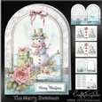 The Merry Snowman Shaped Card Kit-6