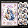 Virgin Mary Cardfront Toppers Pyramage -2