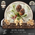 Christmas Decorations Dome Tent Card-2
