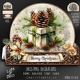 Christmas Decorations Dome Tent Card-3