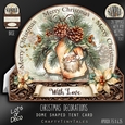 Christmas Decorations Dome Tent Card-4