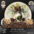 Christmas Decorations Dome Tent Card-8