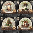 Christmas Decorations Dome Tent Card BUNDLE-2