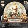 Christmas Decorations Dome Tent Card-9