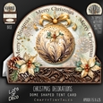 Christmas Decorations Dome Tent Card-10