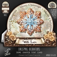 Christmas Decorations Dome Tent Card-12