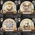 Christmas Decorations Dome Tent Card BUNDLE-3