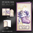 Puppy Christmas Stocking Money Card Kit-4