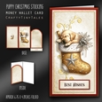 Puppy Christmas Stocking Money Card Kit-5