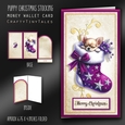 Puppy Christmas Stocking Money Card Kit-8
