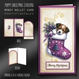 Puppy Christmas Stocking Money Card Kit-13