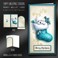 Puppy Christmas Stocking Money Card Kit-14