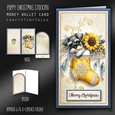 Puppy Christmas Stocking Money Card Kit-15