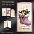 Puppy Christmas Stocking Money Card Kit-18
