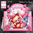 Valentine Love Bears Card Kit-3