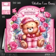 Valentine Love Bears Card Kit-4