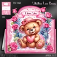 Valentine Love Bears Card Kit-6