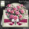 Heart Of Roses Tent Card Kit-5