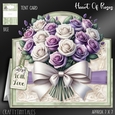 Heart Of Roses Tent Card Kit-7
