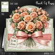 Heart Of Roses Tent Card Kit-8