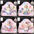 Floral Perfume Bottle Tent Card Bumper Kit