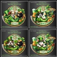 St.Paddys Day Dog Shoe Rocker Card BUNDLE-2