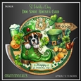 St.Paddys Day Dog Shoe Rocker Card-9