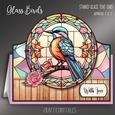 Glass Birds Tent Card Kit-2