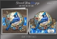 Stained Glass Blue Jay Birds Kit-1