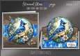 Stained Glass Blue Jay Birds Kit-2
