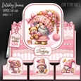 Birthday Gnomes Toppers Tent Card Kit-2