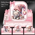 Birthday Gnomes Toppers Tent Card Kit-3
