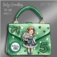 Girly Handbag Tent Card Kit-1