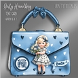 Girly Handbag Tent Card Kit-4