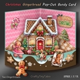 Christmas Gingerbread Pop-Out Bendy Card