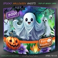 Spooky Halloween Ghosts Pop-Up Bendy Card