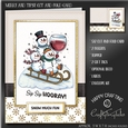Merry and Tipsy Cut and Fold Card Kit-3