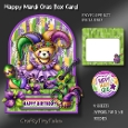 Happy Mardi Gras Box Card Kit-2