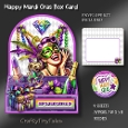 Happy Mardi Gras Box Card Kit-3