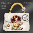 Girly Handbag Tent Card Kit-1