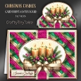Christmas Candles-HOT PINK