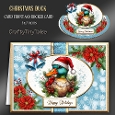 Christmas Duck Card Front and Rocker Card-2