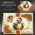 Christmas Duck Card Front and Rocker Card-5
