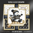 Black & Gold Snowman-3