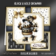Black & Gold Snowman-4