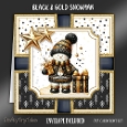 Black & Gold Snowman-5