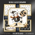 Black & Gold Snowman-6