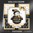 Black & Gold Snowman-8